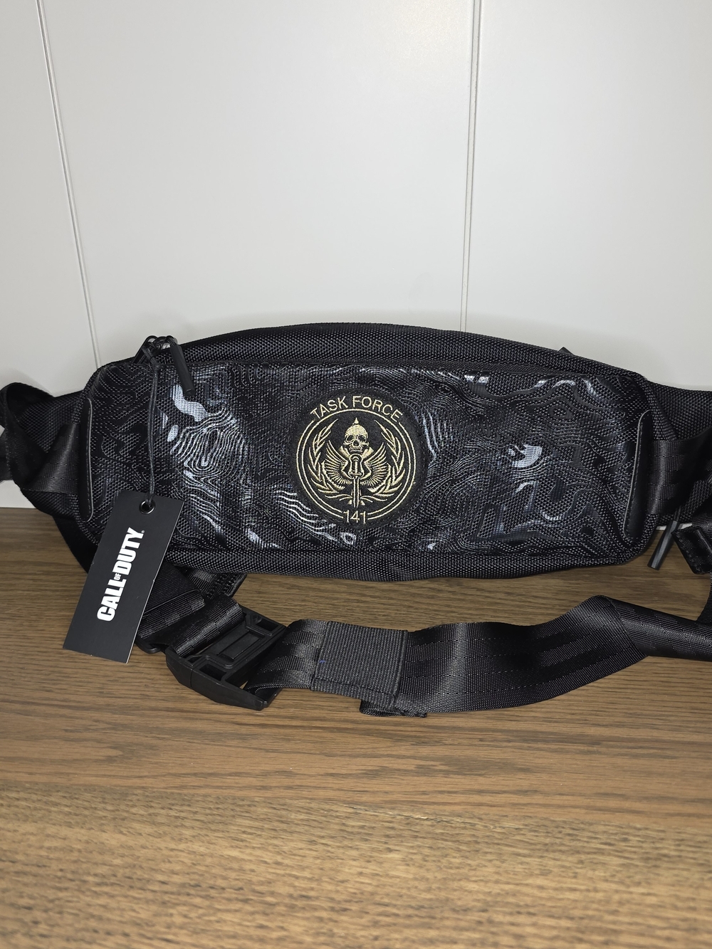 Call of Duty Task Force 141 Black Waist Bag Crossbody Sling NWT MW3